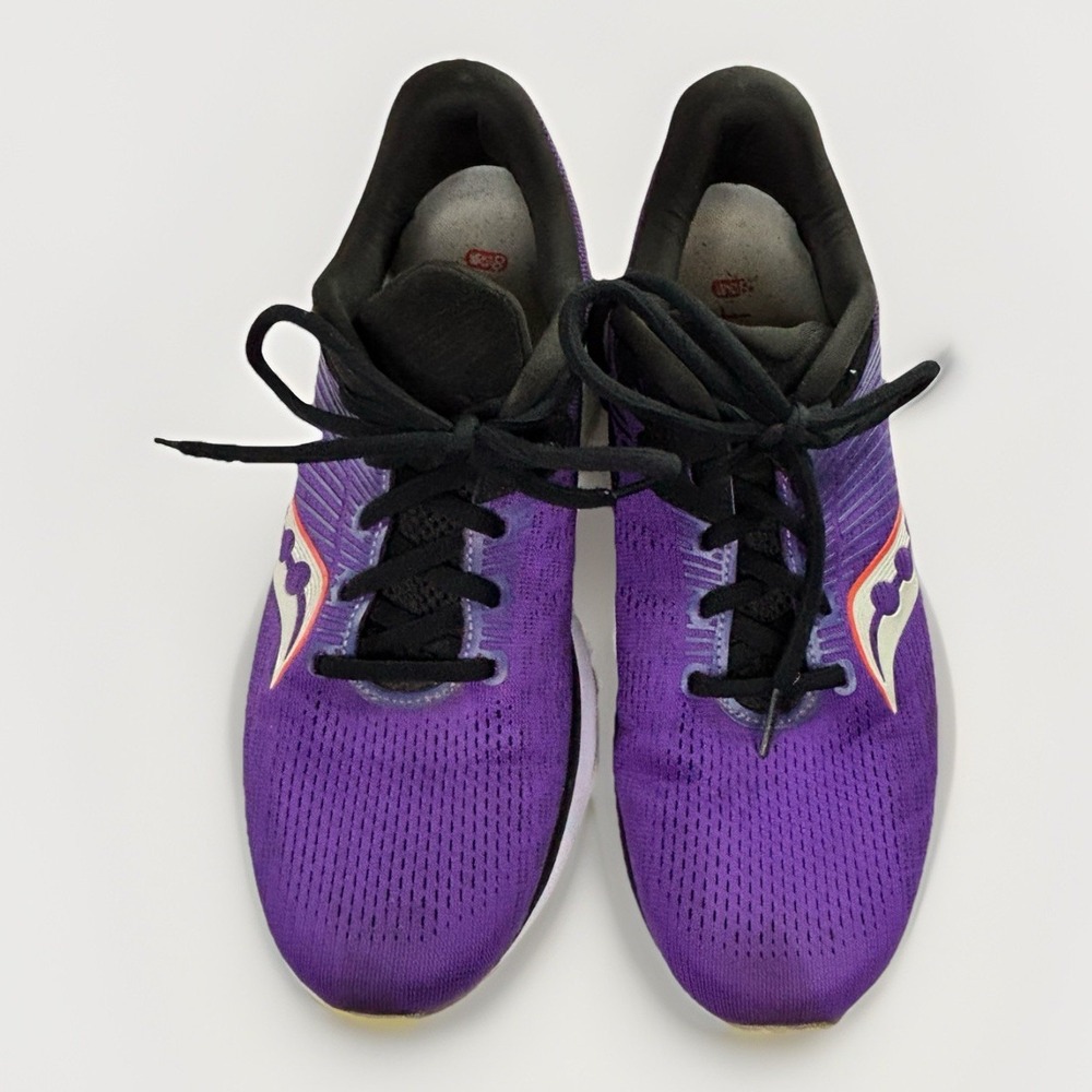 Saucony Guide 14 Women's 10.5 Running Shoes Purple Stability Comfort Sneakers - Picture 4 of 11